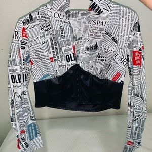 Cute long sleeve blouse